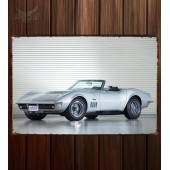 Металлическая табличка Corvette Stingray L71 427 Convertible 